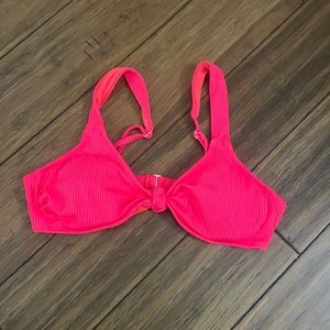 Size large target bikini top